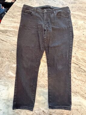 Levi’s 711 Skinny Jeans Womens 32 Black High Rise Stretch Denim WaterLess
